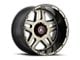 Asanti Enforcer Matte Black Machined Tint 6-Lug Wheel; 20x12; -44mm Offset (23-25 Canyon)