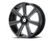Asanti Apollo Satin Black Milled 6-Lug Wheel; 22x9; 35mm Offset (23-24 Colorado)