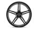 Asanti Alpha 5 Gloss Black Milled 5-Lug Wheel; 20x9; 35mm Offset (87-90 Dakota)