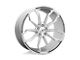 Asanti Athena Brushed Silver 5-Lug Wheel; 20x8.5; 38mm Offset (87-90 Dakota)