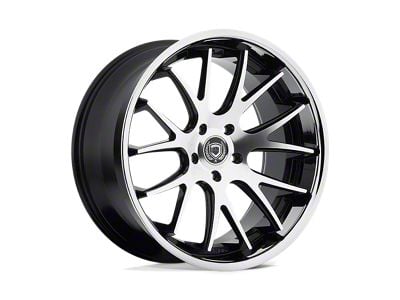 Asanti Castor Machined Face with Stainless Steel Lip 5-Lug Wheel; 20x10; 38mm Offset (87-90 Dakota)