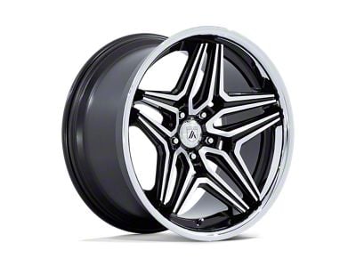 Asanti Duke Gloss Black Machined 5-Lug Wheel; 20x10.5; 18mm Offset (87-90 Dakota)