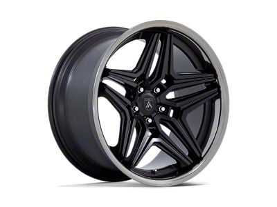 Asanti Duke Satin Black with DDT Lip 5-Lug Wheel; 20x10.5; 18mm Offset (87-90 Dakota)