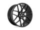 Asanti Dynasty Gloss Black 5-Lug Wheel; 20x10.5; 38mm Offset (87-90 Dakota)