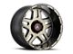 Asanti Enforcer Matte Black Machined Tint 6-Lug Wheel; 17x8.5; 25mm Offset (97-04 Dakota)