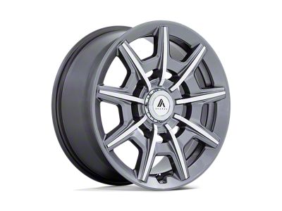 Asanti Esquire Gloss Anthracite Bright Machined 5-Lug Wheel; 20x9; 35mm Offset (87-90 Dakota)