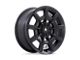 Asanti Esquire Satin Black with Gloss Black Face 5-Lug Wheel; 22x10.5; 45mm Offset (87-90 Dakota)