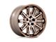 Asanti Imperator Bronze Machined with Bronze Lip 5-Lug Wheel; 20x9; 35mm Offset (87-90 Dakota)