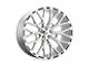 Asanti LEO Brushed Silver 5-Lug Wheel; 20x10.5; 38mm Offset (87-90 Dakota)