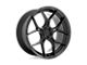 Asanti Monarch Satin Black 5-Lug Wheel; 20x9; 38mm Offset (87-90 Dakota)