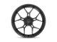 Asanti Monarch Satin Black 5-Lug Wheel; 20x9; 38mm Offset (87-90 Dakota)