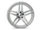 Asanti Orion Brushed Silver with Carbon Fiber Insert 5-Lug Wheel; 19x8.5; 38mm Offset (87-90 Dakota)