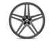 Asanti Orion Matte Graphite 5-Lug Wheel; 20x10.5; 38mm Offset (87-90 Dakota)