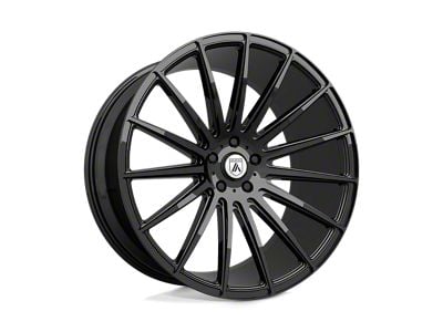 Asanti Polaris Gloss Black 5-Lug Wheel; 19x8.5; 38mm Offset (87-90 Dakota)