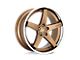 Asanti Regal Satin Bronze with Chrome Lip 5-Lug Wheel; 20x10.5; 38mm Offset (87-90 Dakota)