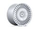 Asanti Tiara Gloss Silver with Bright Machined Face 5-Lug Wheel; 20x10.5; 40mm Offset (87-90 Dakota)