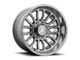 Asanti Workhorse Titanium-Brushed 8-Lug Wheel; 20x10; -12mm Offset (23-24 F-350 Super Duty SRW)