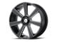 Asanti Apollo Satin Black Milled 6-Lug Wheel; 22x9; 35mm Offset (19-24 RAM 1500)