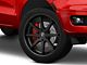 Asanti Kaiser Satin Black with Gloss Black Lip 6-Lug Wheel; 24x10; 30mm Offset (19-23 Ranger)