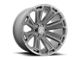 Asanti Cleaver Titanium Brushed 8-Lug Wheel; 20x10; -12mm Offset (07-10 Sierra 2500 HD)