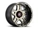 Asanti Enforcer Matte Black Machined Tint 6-Lug Wheel; 20x12; -44mm Offset (19-24 Silverado 1500)