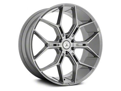 Asanti Monarch Truck Titanium Brushed 6-Lug Wheel; 22x9.5; 38mm Offset (21-24 Yukon)