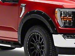 Rough Country Defender Fender Flares; Flat Black (21-24 F-150 w/o Factory Running Boards, Excluding Raptor)