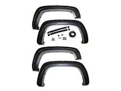 Rough Country Defender Fender Flares; Flat Black (20-24 Silverado 3500 HD SRW)