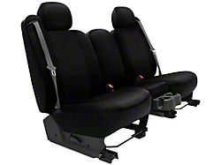 Neosupreme Custom 1st Row Bucket Seat Covers; Black/Black (01-04 Dakota w/ Bucket Seats)