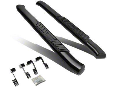 5-Inch Nerf Side Step Bars; Black (09-18 RAM 1500 Regular Cab)