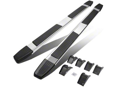 5.25-Inch Running Boards; Stainless Steel (09-18 RAM 1500 Quad Cab)