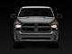 Headlights with Amber Corner Lights; Smoked Housing; Clear Lens (09-18 RAM 1500 w/ Factory Halogen Non-Projector Headlights)