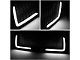 Honeycomb Mesh Style Upper Replacement Grille with LED DRL Light; Matte Black (02-05 RAM 1500)