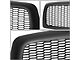 Honeycomb Mesh Style Upper Replacement Grille; Matte Black (02-05 RAM 1500)