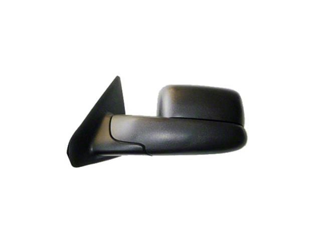 OE Certified Replacement Manual Mirror; Passenger Side; Textured Black (02-09 RAM 1500 w/o Towing Package)
