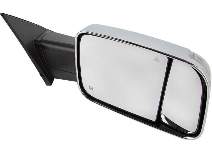 RAM 1500 Replacement Side Mirror; Passenger Side; Chrome (19-24 RAM ...