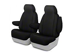 Genuine Neoprene Custom 2nd Row Bucket Seat Covers; Black/Black (21-25 Tahoe)