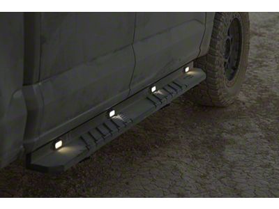 Attica 4x4 Frontier Series Running Boards; Textured Black (15-25 F-150 SuperCrew)