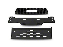 Attica 4x4 Terra Series Front Bumper Winch Plate; Textured Black (21-23 F-150, Excluding Raptor)