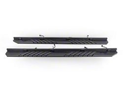 Attica 4x4 Frontier Series Running Boards; Textured Black (19-25 RAM 1500 Crew Cab)