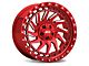 ATW Off-Road Wheels Culebra Candy Red with Milled Spokes 5-Lug Wheel; 20x10; -18mm Offset (02-08 RAM 1500, Excluding Mega Cab)