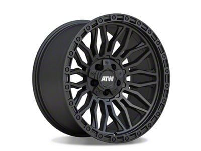 ATW Off-Road Wheels Nile All Satin Black 5-Lug Wheel; 20x10; -18mm Offset (02-08 RAM 1500, Excluding Mega Cab)