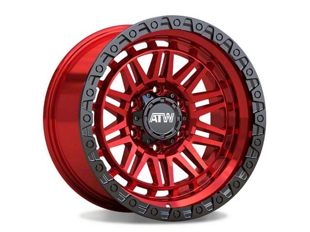 ATW Off-Road Wheels Yukon Candy Red 6-Lug Wheel; 17x9; 0mm Offset (07-13 Sierra 1500)
