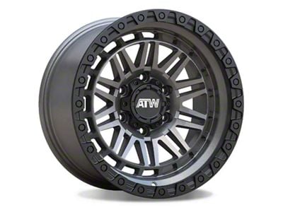 ATW Off-Road Wheels Yukon Satin Gunmetal 6-Lug Wheel; 20x9; 10mm Offset (07-13 Sierra 1500)