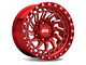 ATW Off-Road Wheels Culebra Candy Red with Milled Spokes 6-Lug Wheel; 20x9; 10mm Offset (07-13 Silverado 1500)