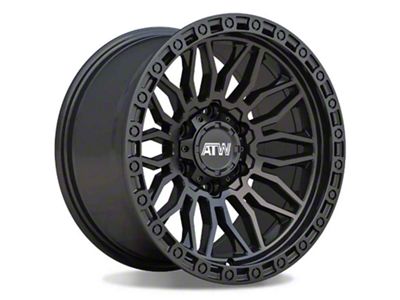 ATW Off-Road Wheels Nile All Satin Black 6-Lug Wheel; 20x10; -18mm Offset (07-13 Silverado 1500)