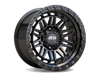 ATW Off-Road Wheels Yukon All Satin Black 6-Lug Wheel; 20x10; -18mm Offset (07-13 Silverado 1500)