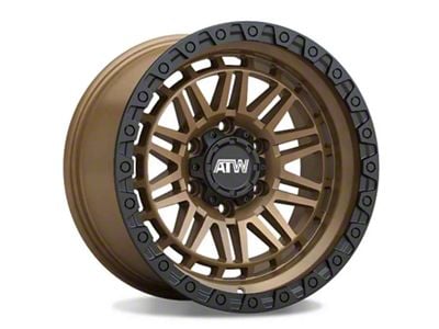 ATW Off-Road Wheels Yukon Satin Sand Bronze 6-Lug Wheel; 17x9; 0mm Offset (07-13 Silverado 1500)