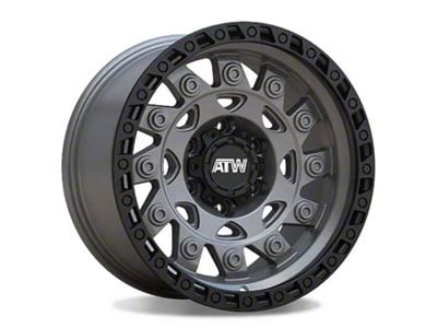 ATW Off-Road Wheels Congo Sand Gunmetal with Black Lip 8-Lug Wheel; 20x10; -18mm Offset (11-16 F-350 Super Duty SRW)