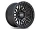 ATW Off-Road Wheels Nile All Satin Black 6-Lug Wheel; 17x9; -12mm Offset (14-18 Sierra 1500)